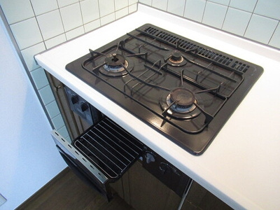 グリル付きコンロ