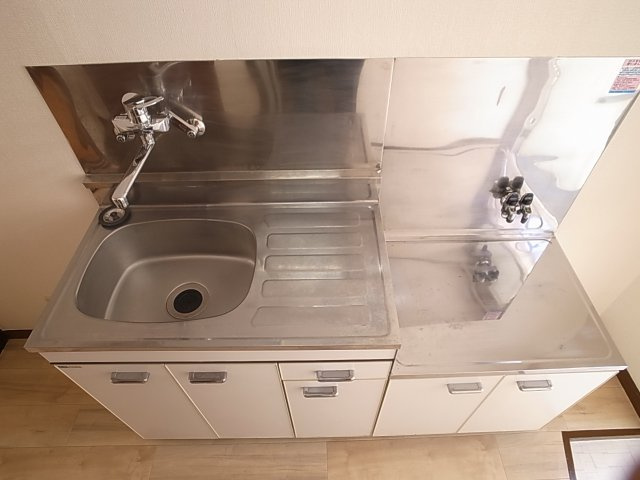 調理スペースをしっかり確保。