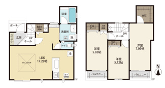 3180万円、3LDK、土地面積90.60m2、建物面積82.23m2
