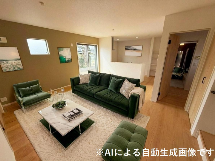 ご家族が集まるリビングダイニングは陽光あふれるあたたかなお部屋