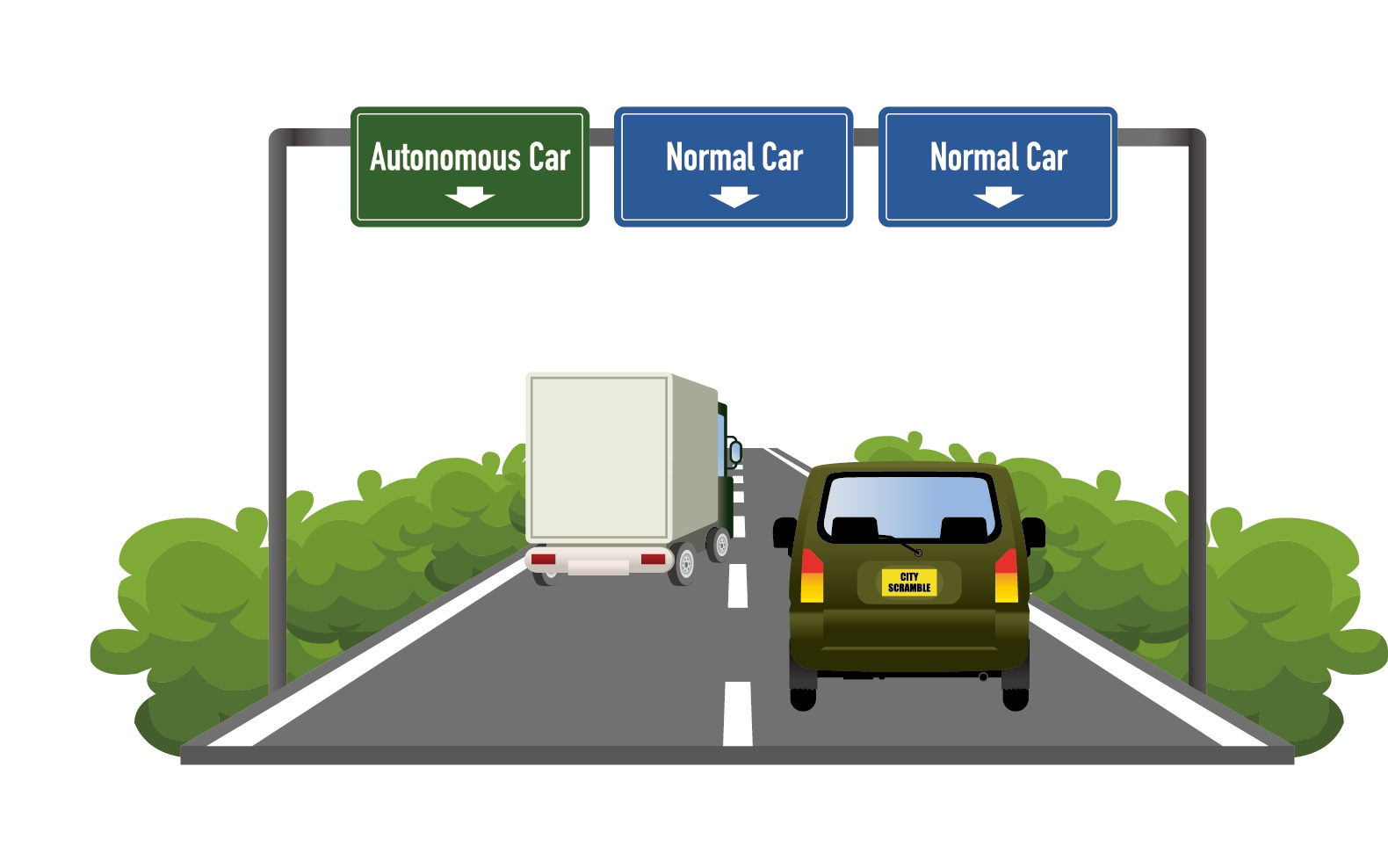 中央自動車道 双葉スマートIC 下り 入口